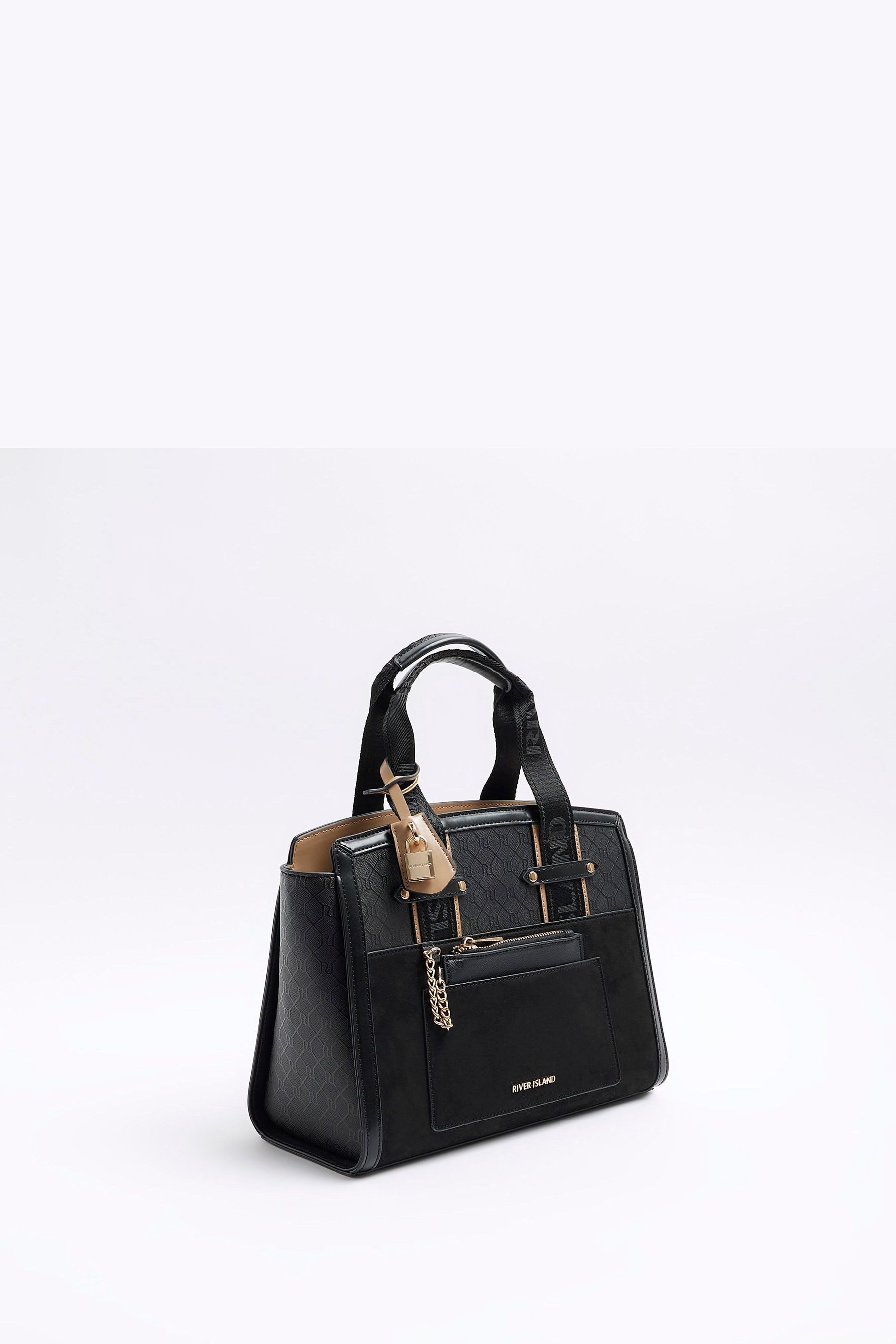 River island black weekend bag discount