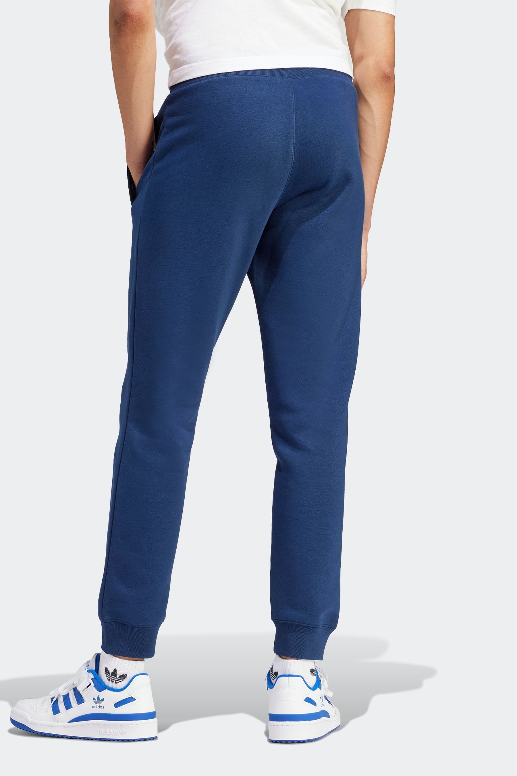 Buy adidas Originals Blue Trefoil Essentials Joggers from Next USA
