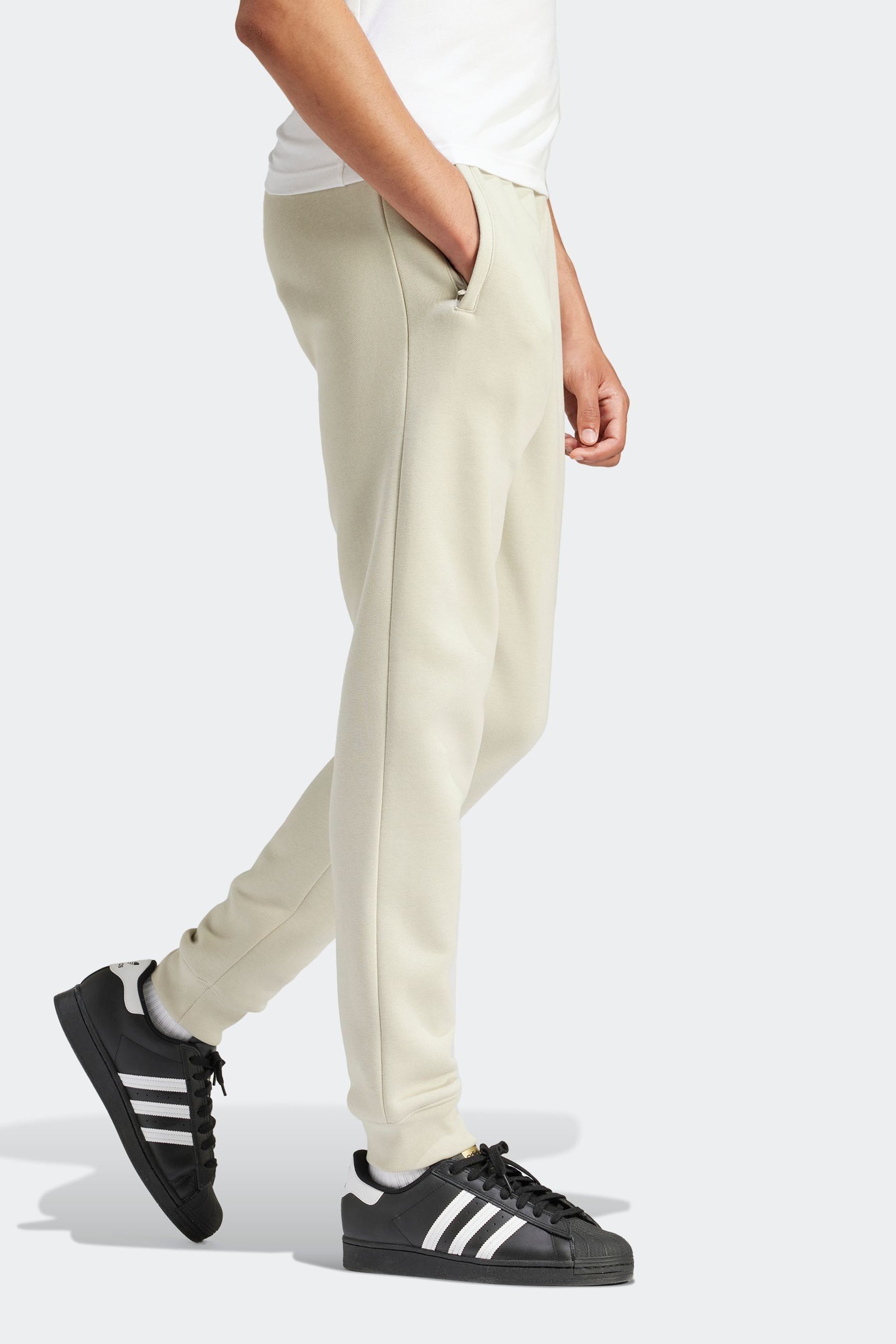 Men's adidas originals trefoil slim fleece pants shop