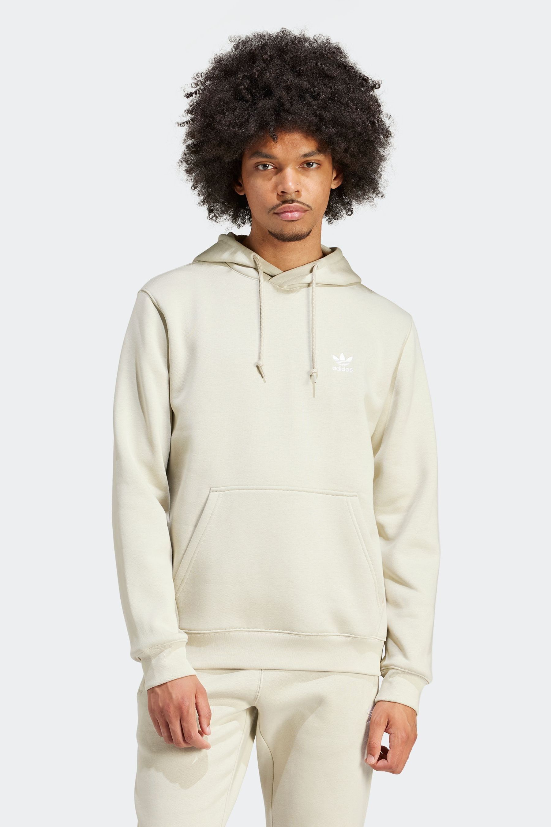 Buy adidas Originals Cream Trefoil Essentials Hoodie from Next Canada
