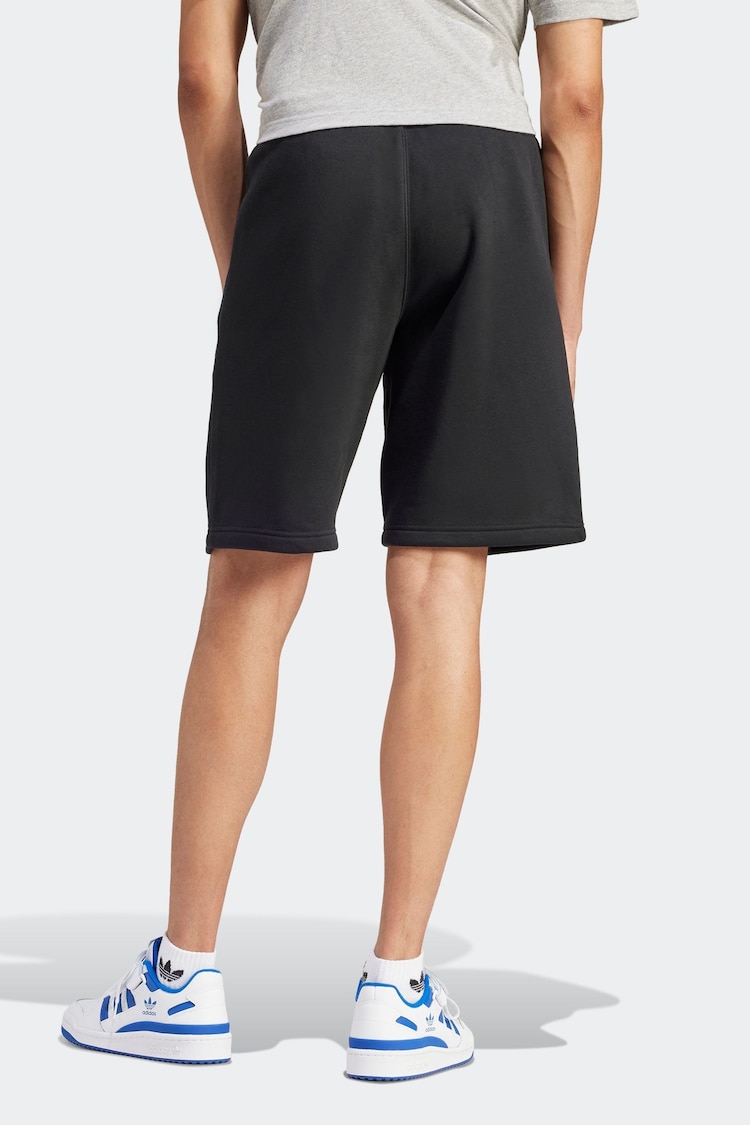 adidas Originals Black Trefoil Essentials Shorts - Image 2 of 4