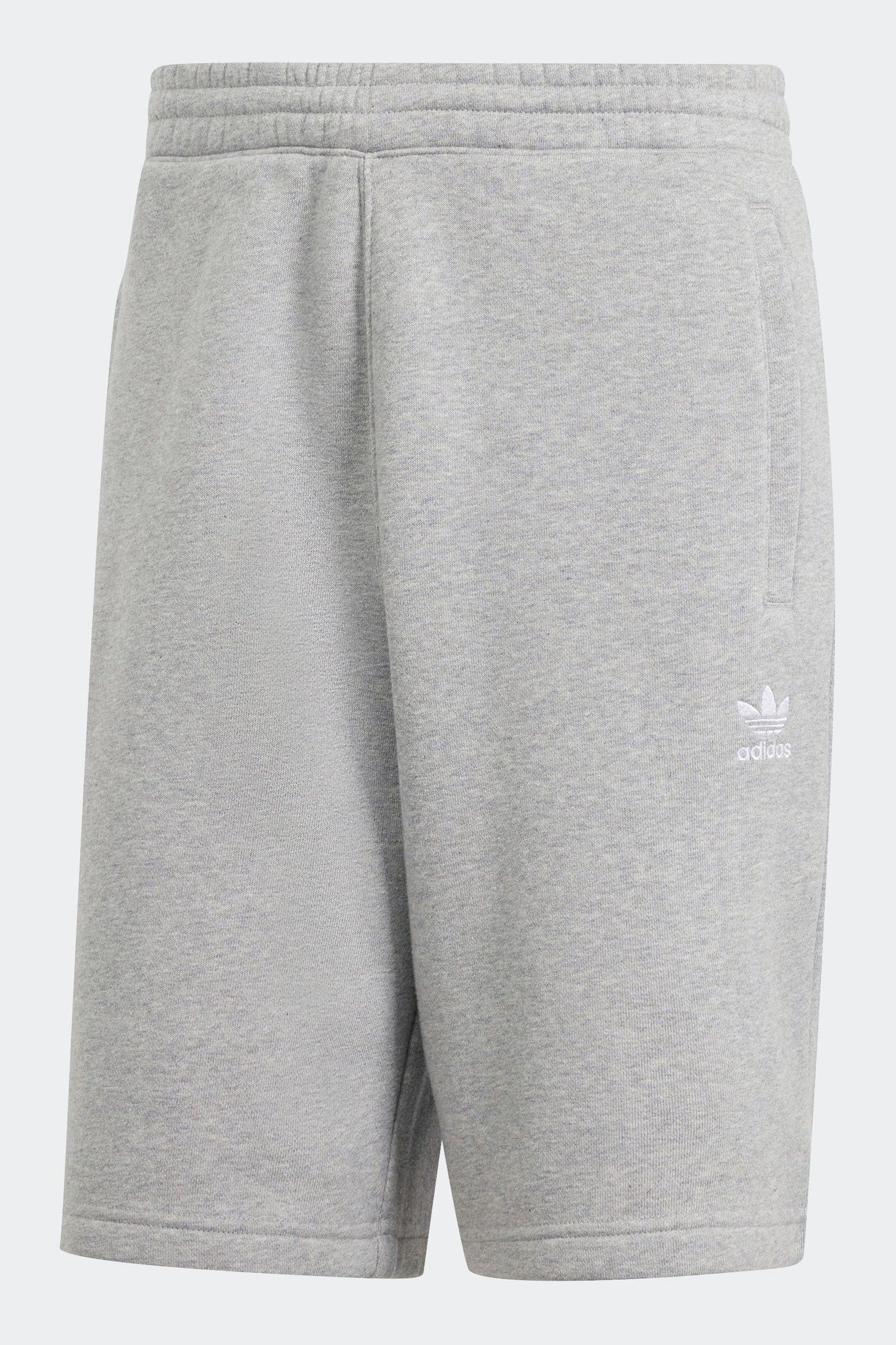 Adidas original jersey shorts trefoil logo grey store