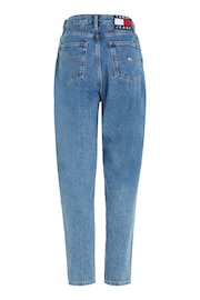 Tommy Jeans Blue Ultra High Rise Tapered Mom Jeans - Image 10 of 11