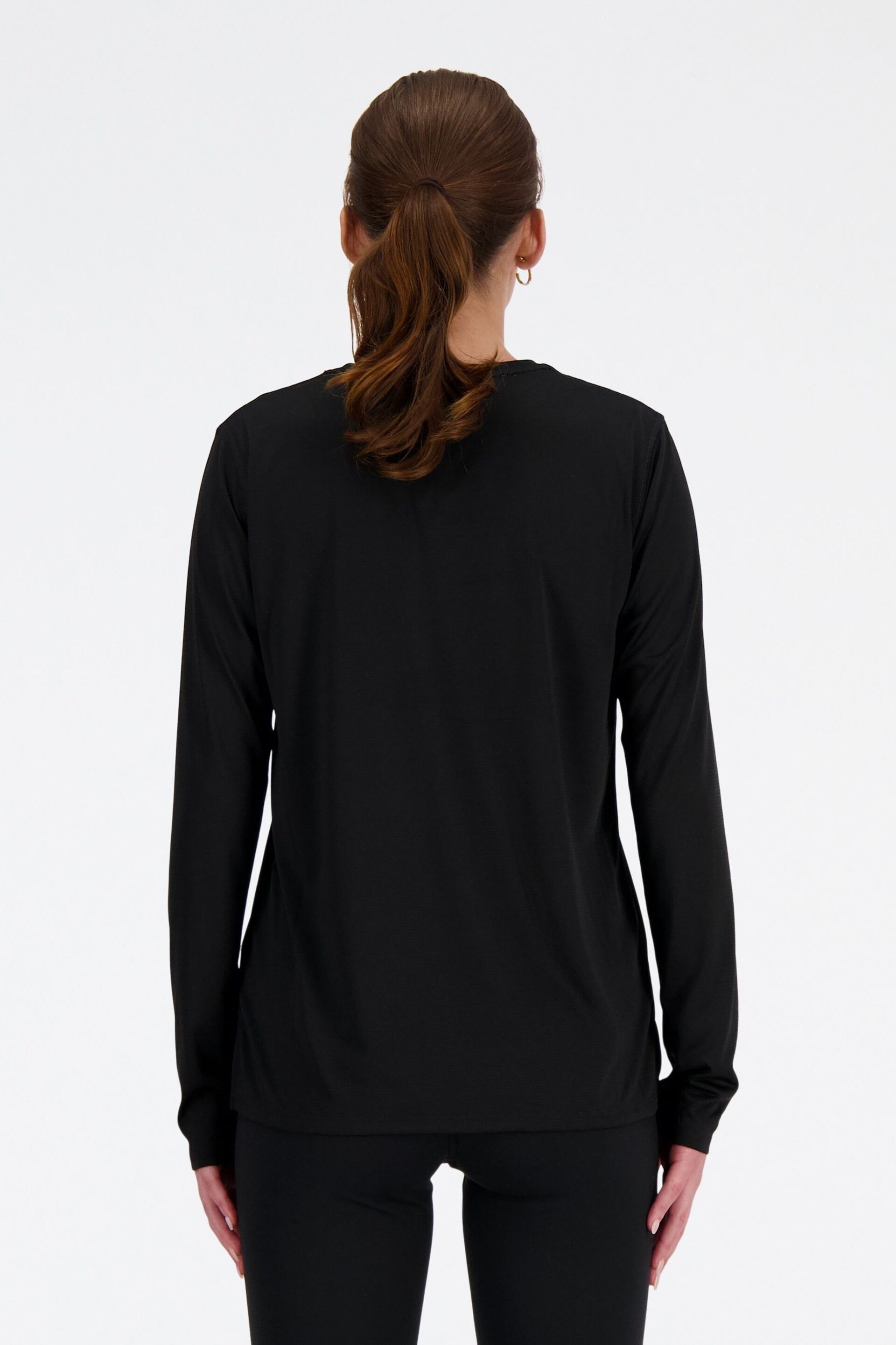 New Balance Black Long Sleeve Sweatshirt - Image 2 of 10