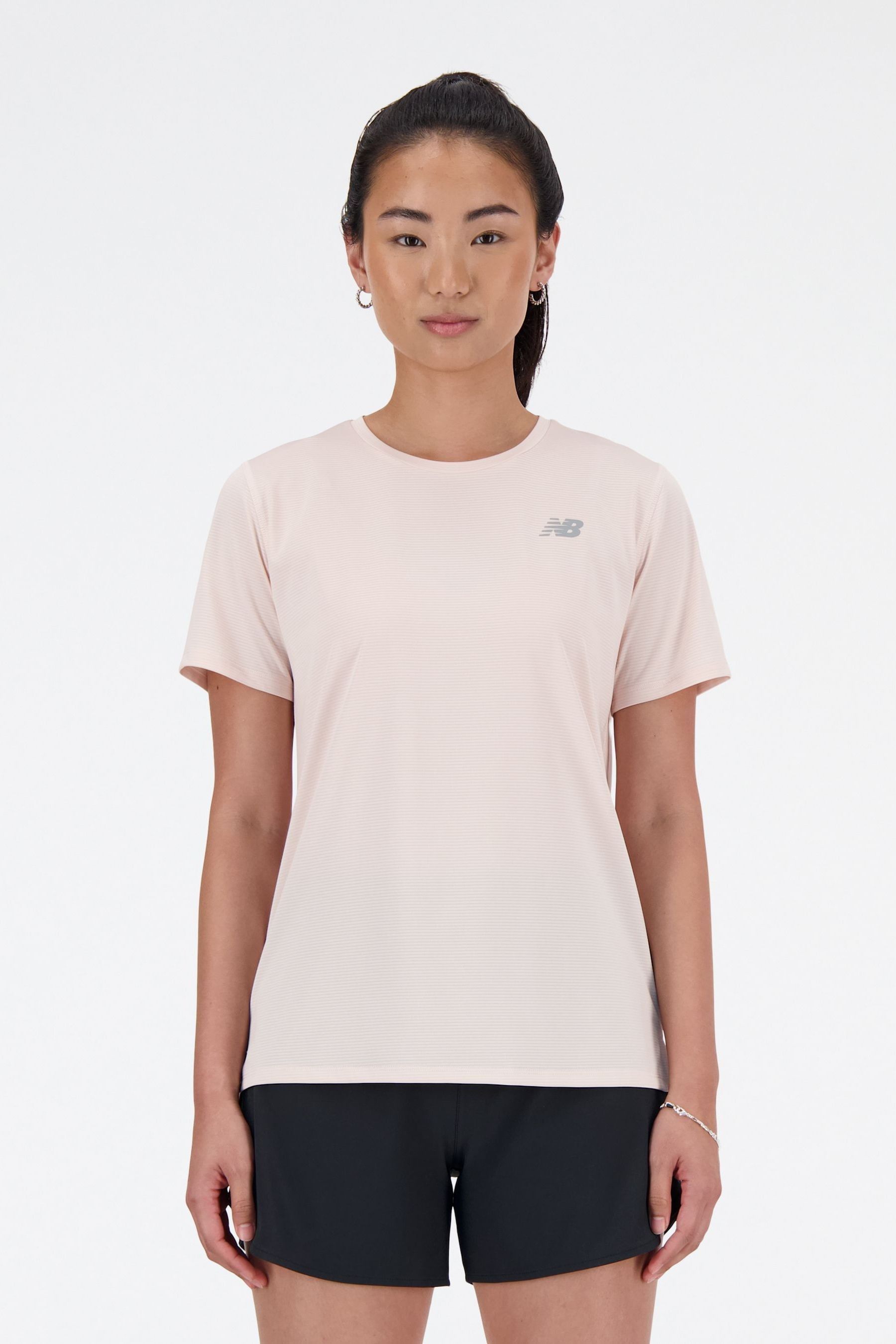 Buy New Balance Pink Womens Sport Essentials T Shirt from Next Luxembourg