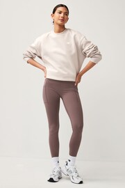 New Balance Brown Sleek 27 Inch High Rise Leggings - Image 2 of 8