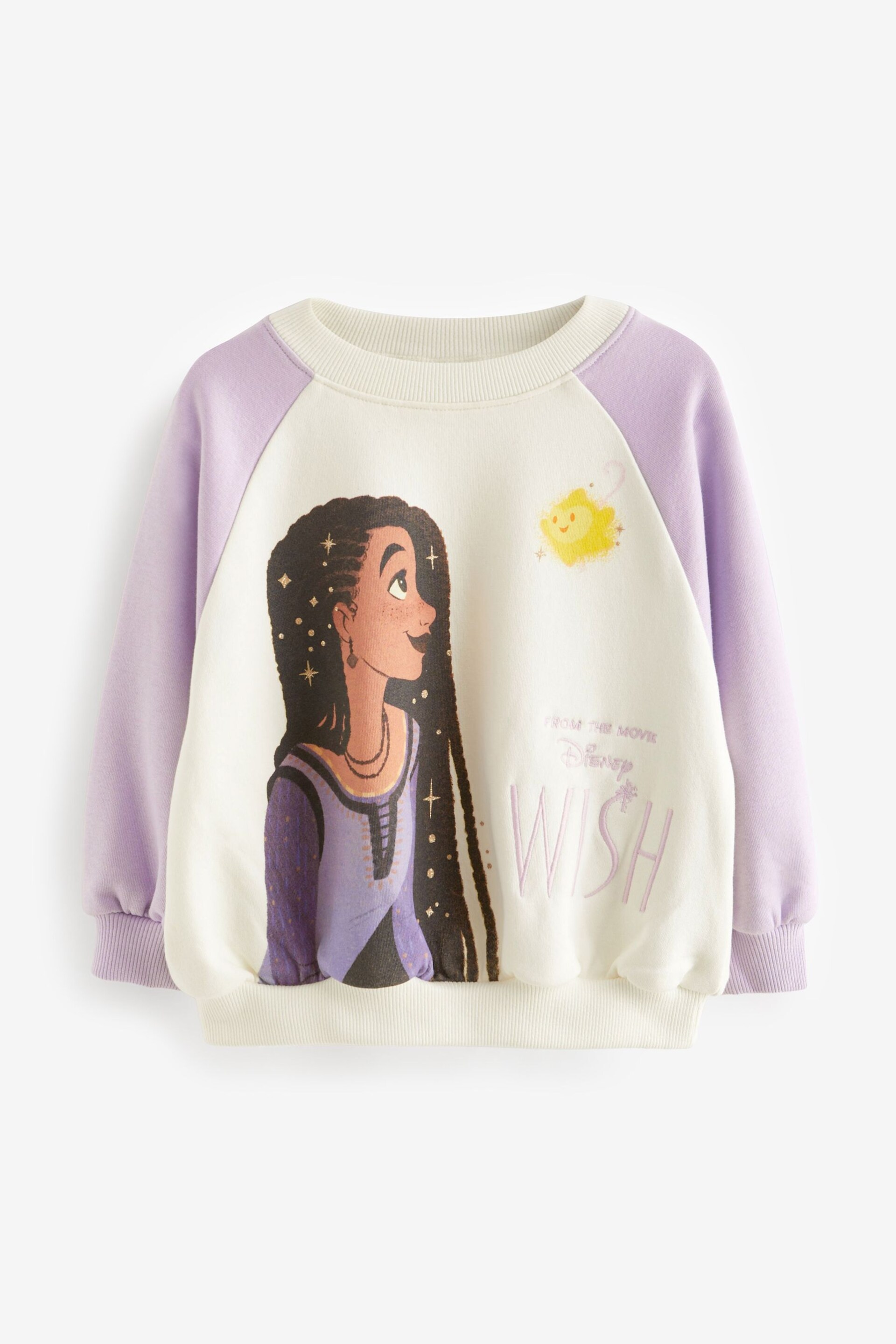 Wish Lilac Purple Disney Sweatshirt (3mths-7yrs) - Image 4 of 6