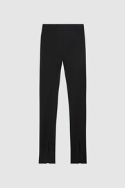 Reiss Black Jayne Skinny Fit Split Front Trousers - Image 2 of 4