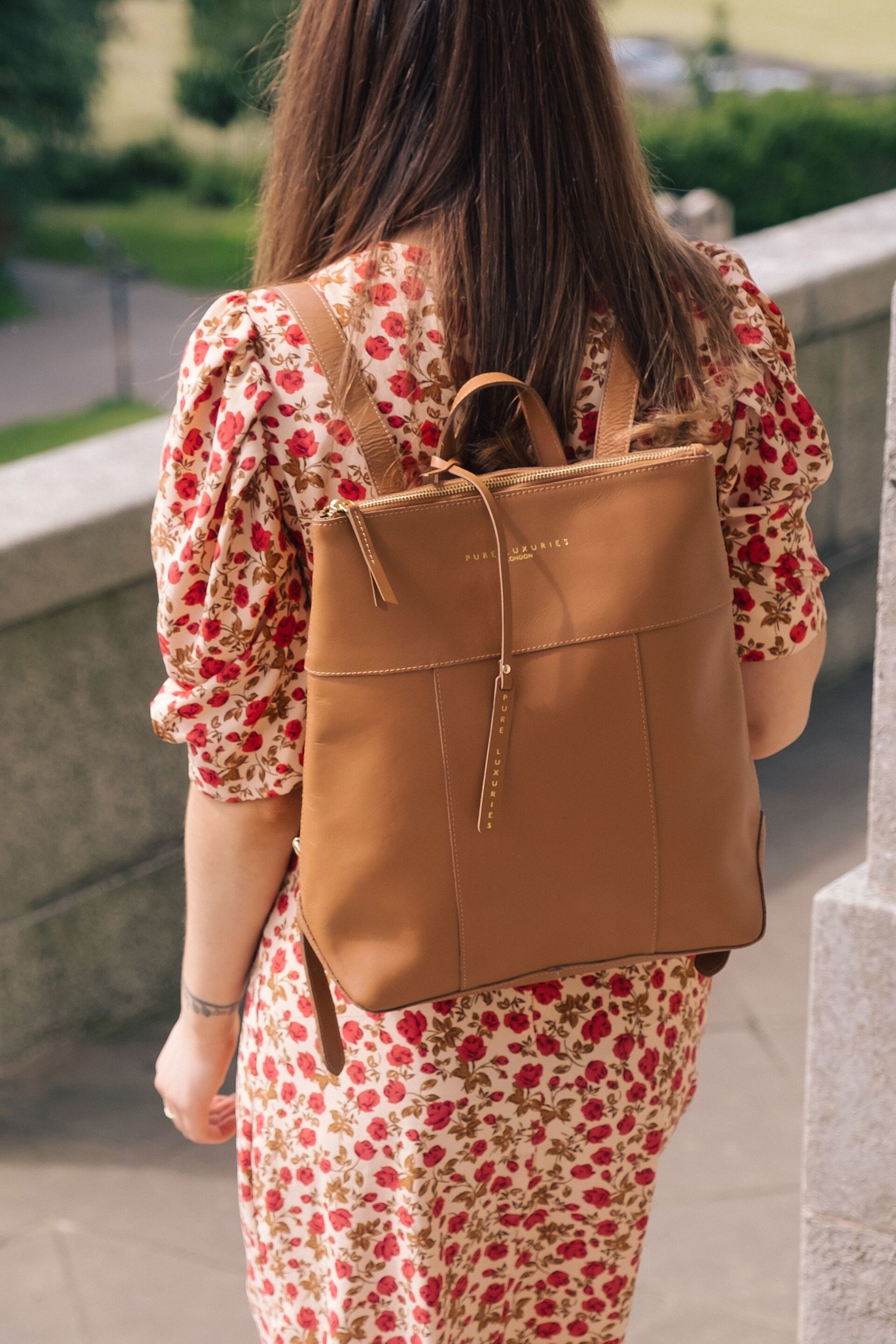 Pure Luxuries London Hastings Vegetable-Tanned Leather Backpack - Image 1 of 4