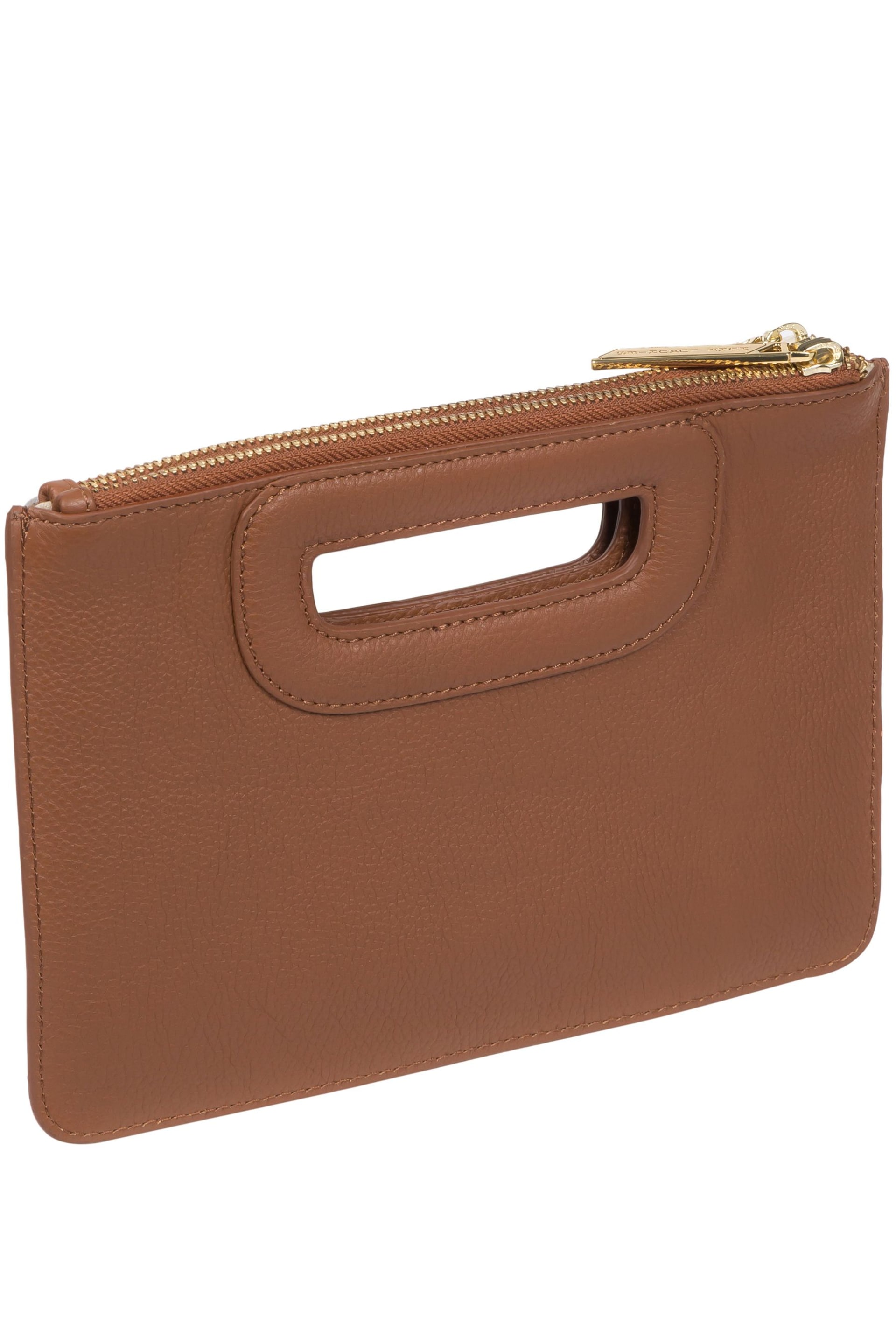 Pure Luxuries London Esher Leather Clutch Bag - Image 4 of 5