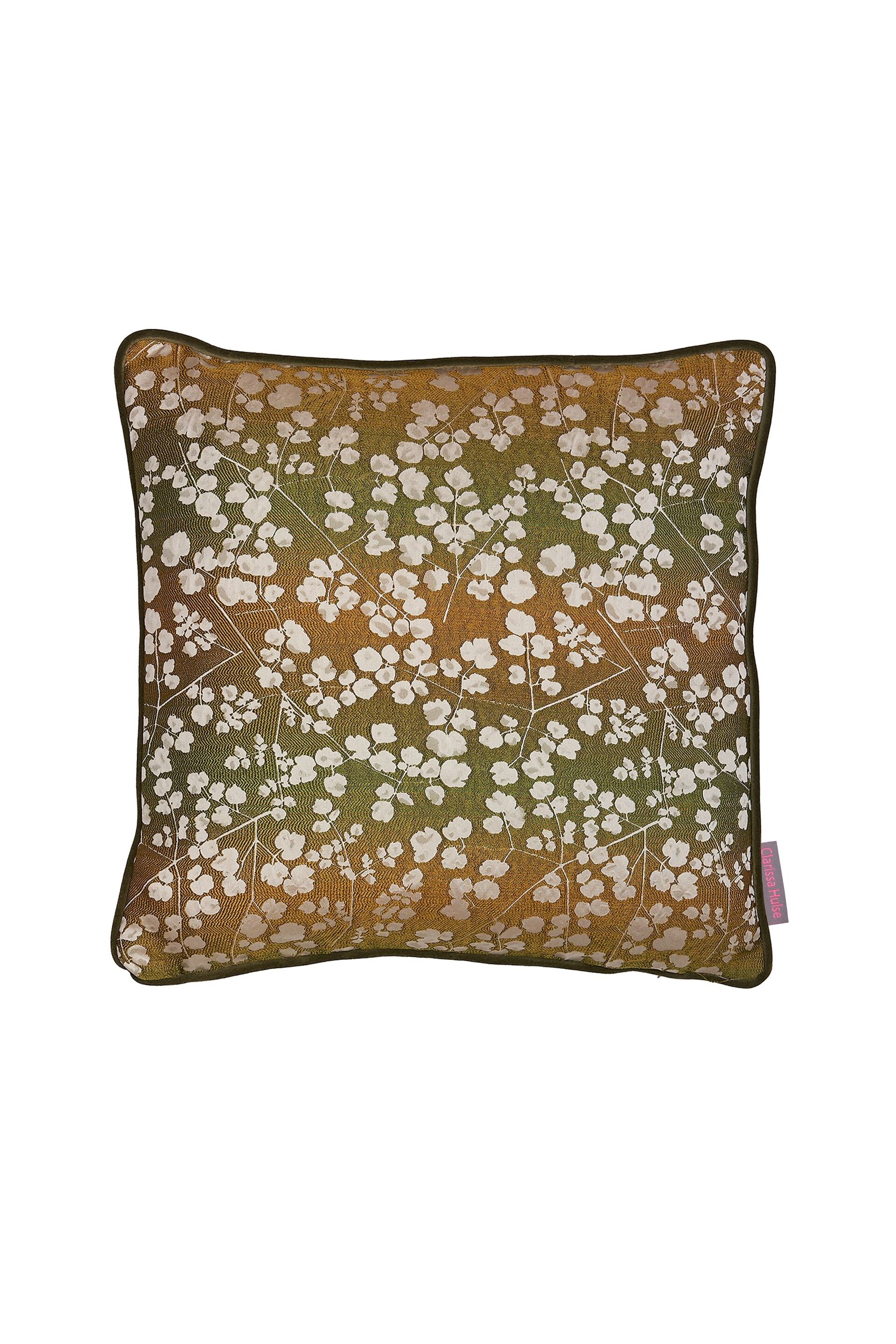 Clarissa Hulse Green Rue Cushion - Image 1 of 6