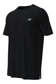 New Balance Black Mens Run T-Shirt - Image 4 of 4