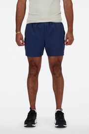 New Balance Blue 5 Inch Shorts - Image 1 of 8