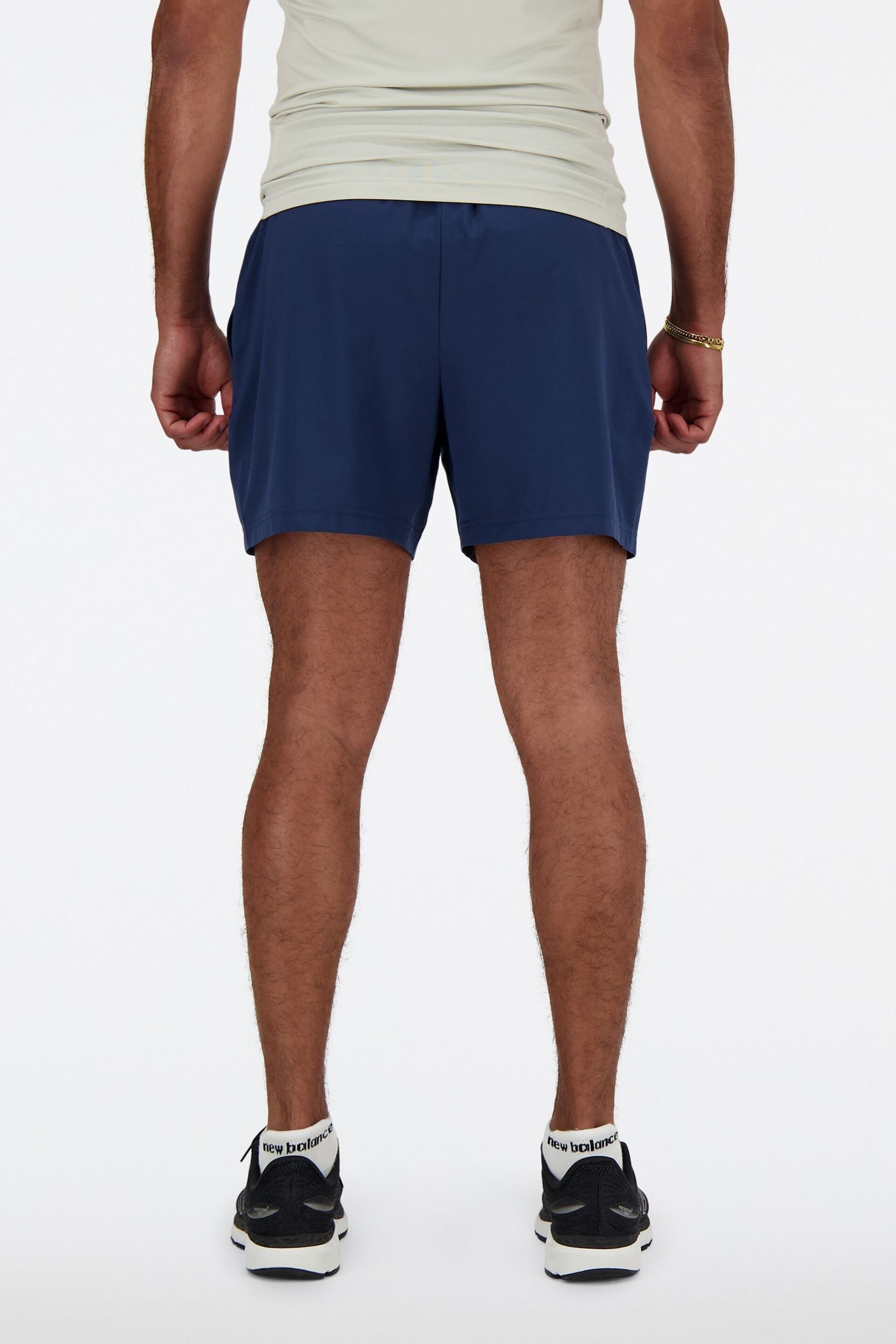 New Balance Blue 5 Inch Shorts - Image 2 of 8