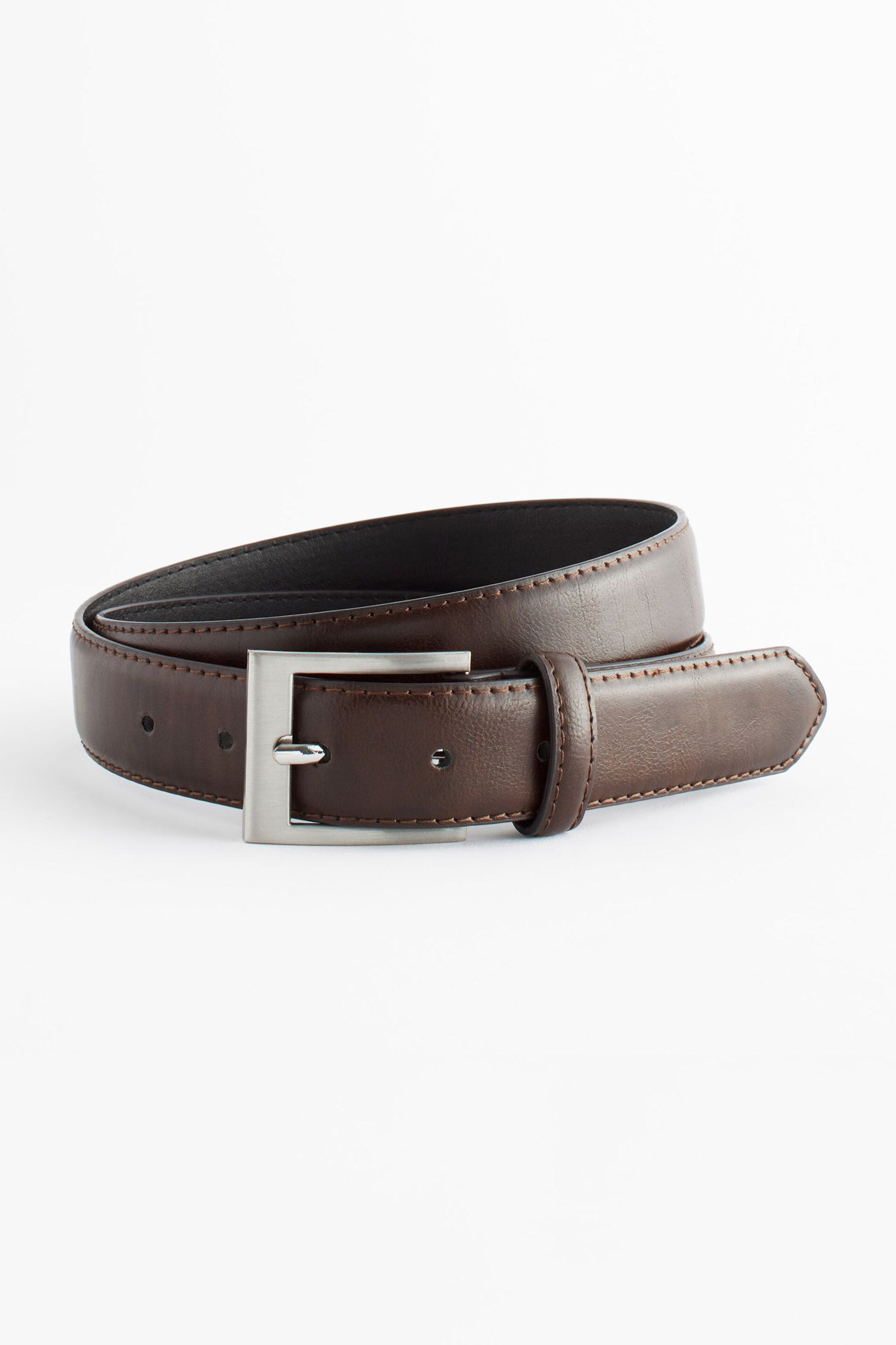 Brown Faux Leather Belt - Image 2 of 2