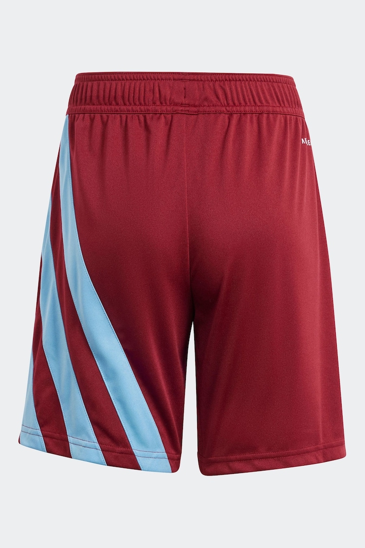 adidas Burgundy Red Fortore 23 Football Shorts - Image 2 of 5