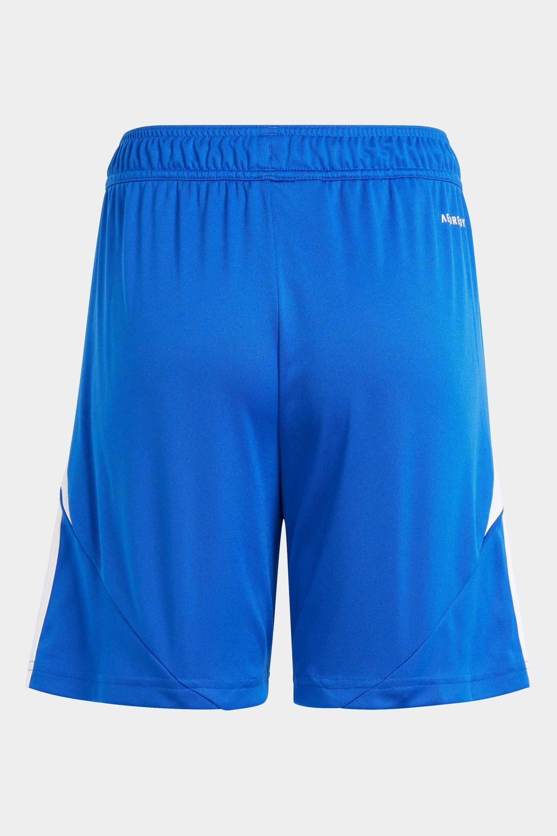 adidas Bright Blue Tiro 24 Shorts - Image 6 of 9