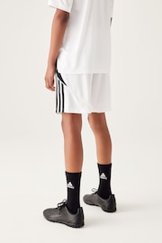 adidas White/Black Tiro 24 Shorts - Image 4 of 11