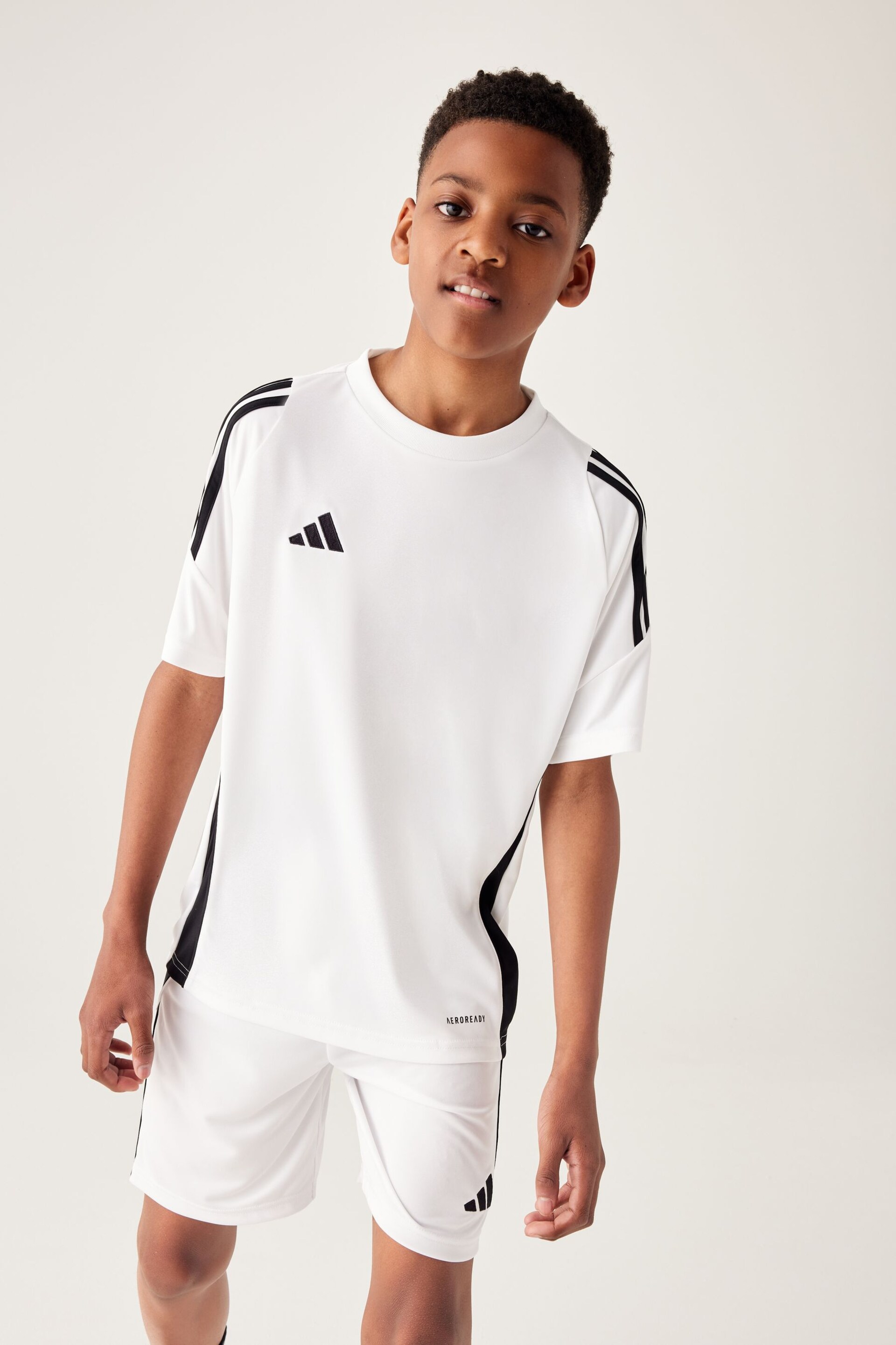 adidas White Tiro 24 Jersey - Image 1 of 11