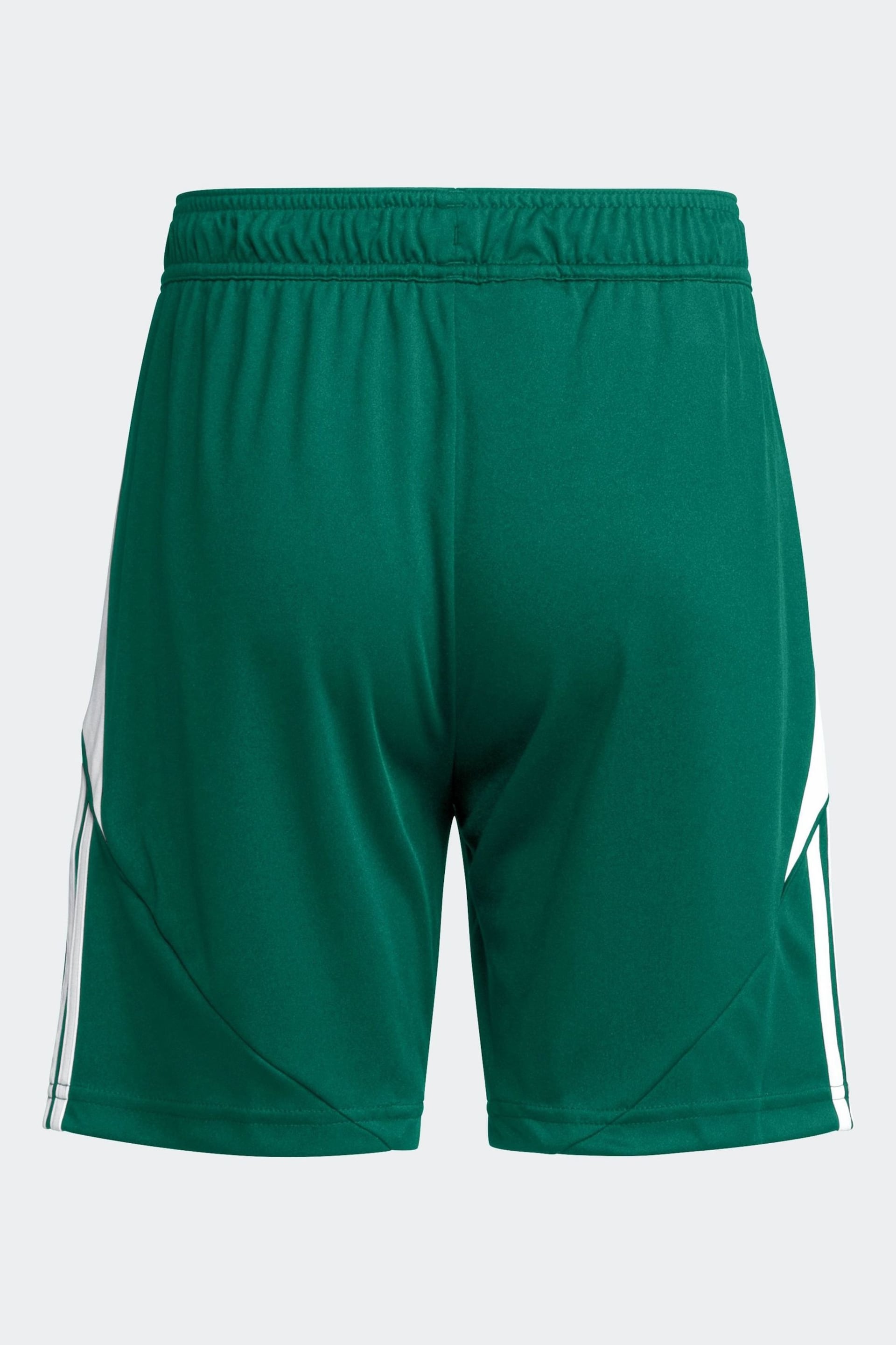 adidas Dark Green Tiro 24 Shorts - Image 2 of 2