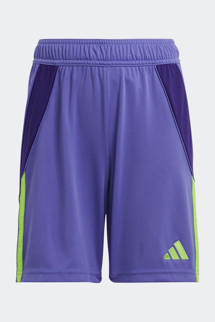 adidas Purple Tiro 24 Shorts - Image 4 of 7