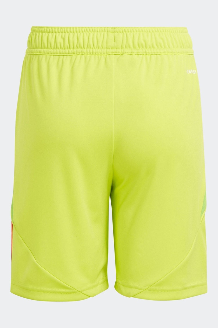 adidas Lime Green Tiro 24 Shorts - Image 2 of 6