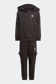 adidas Originals Half-Zip Hoodie Cargo Tracksuit - Image 1 of 7