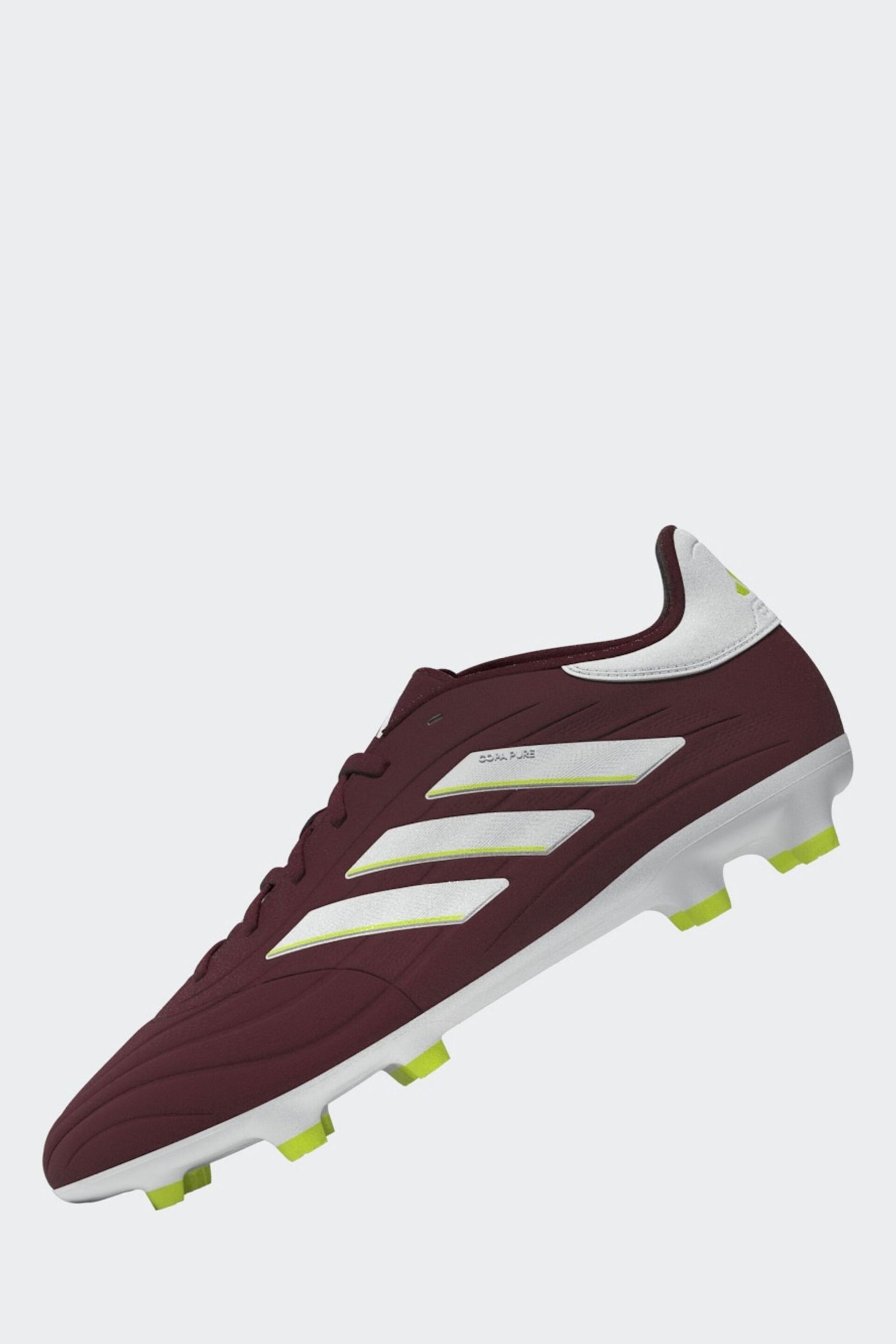 adidas Red/White Football Red/White Copa Pure II League Firm Ground Adult Boots - Image 9 of 22