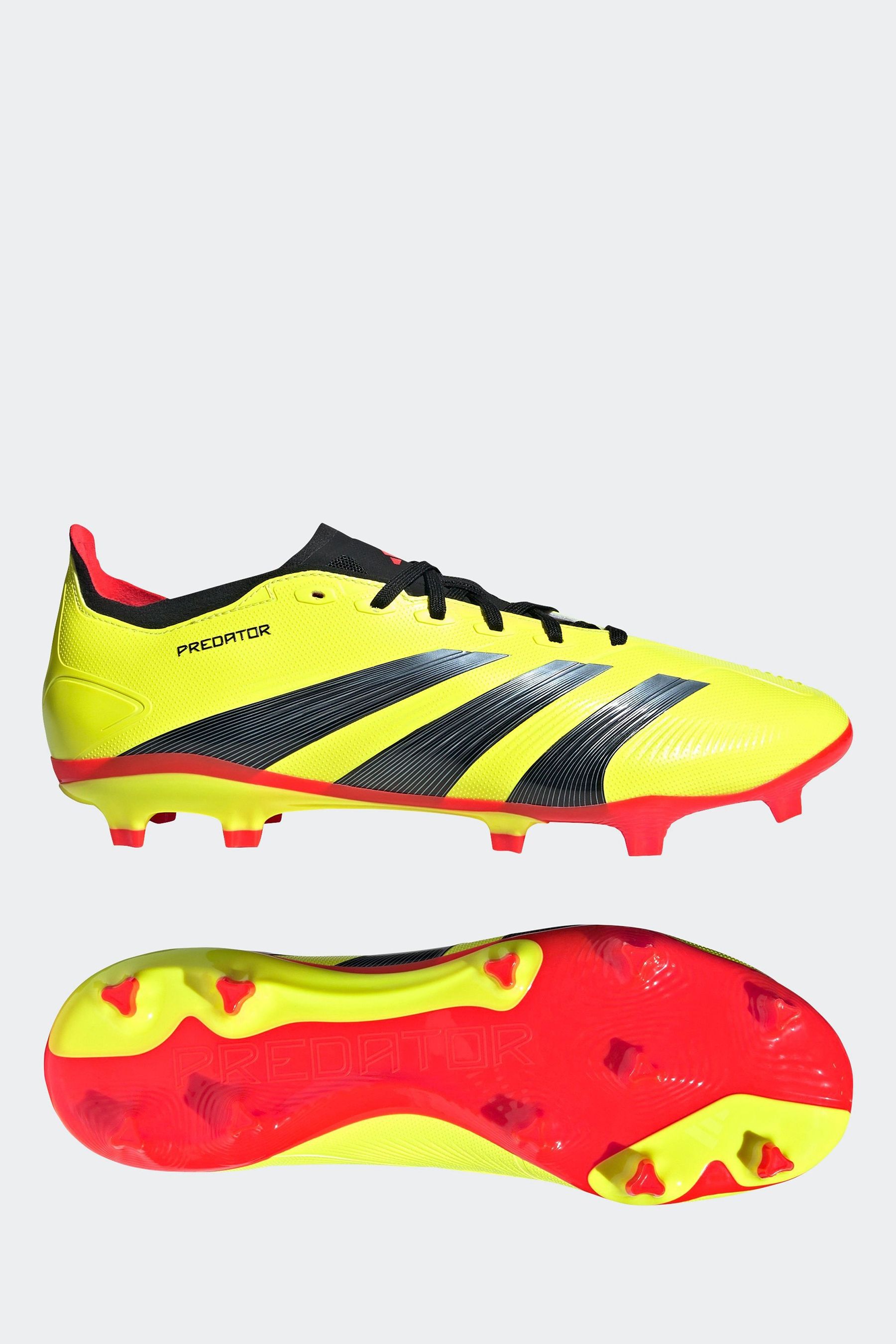 Yellow predator football boots sales