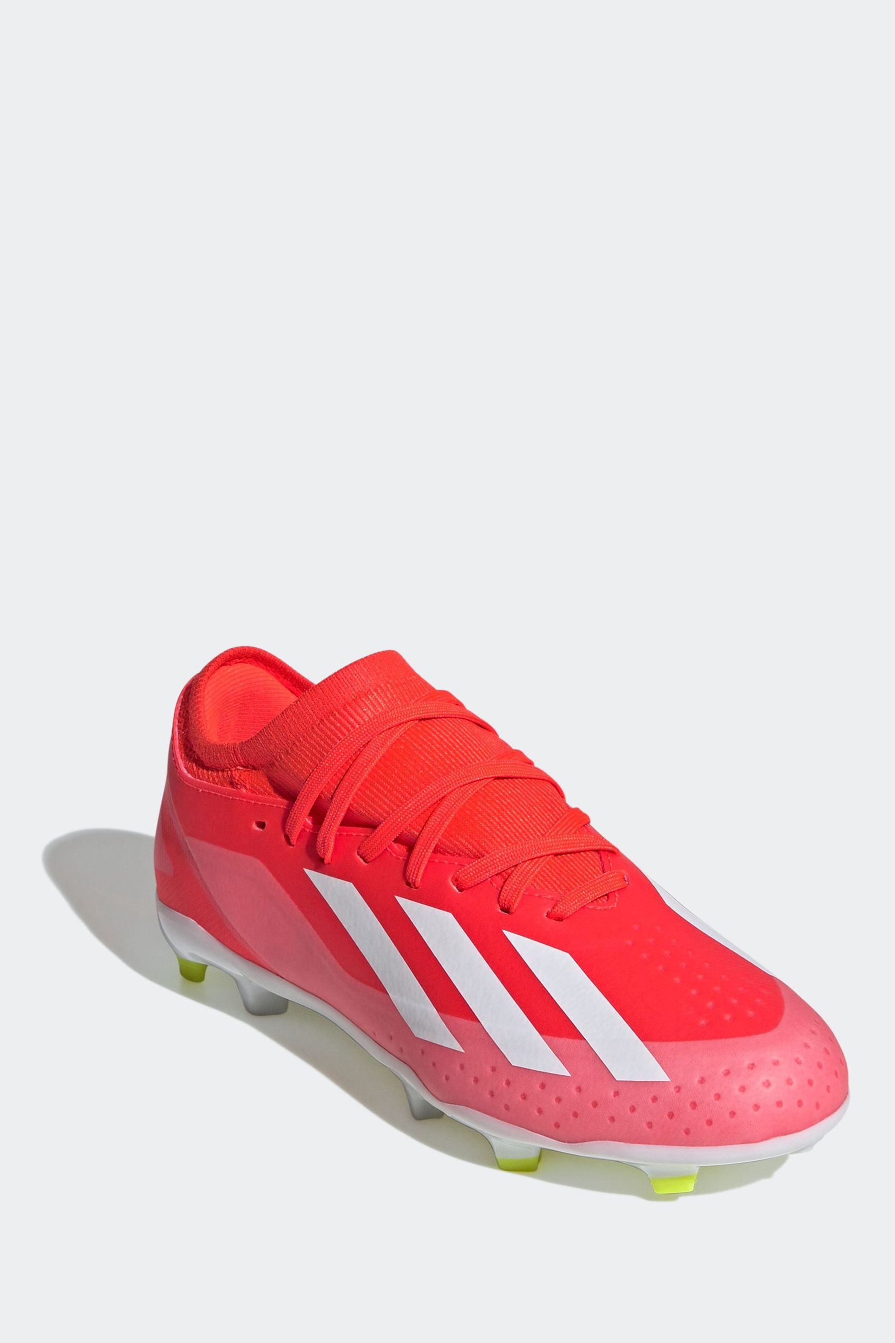 Buy adidas Red White Football X Crazyfast League Firm Ground Kids Boots from the Next UK online shop