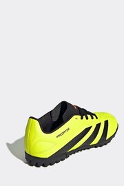 adidas Yellow Football Predator 24 Club Turf Kids Boots - Image 10 of 11