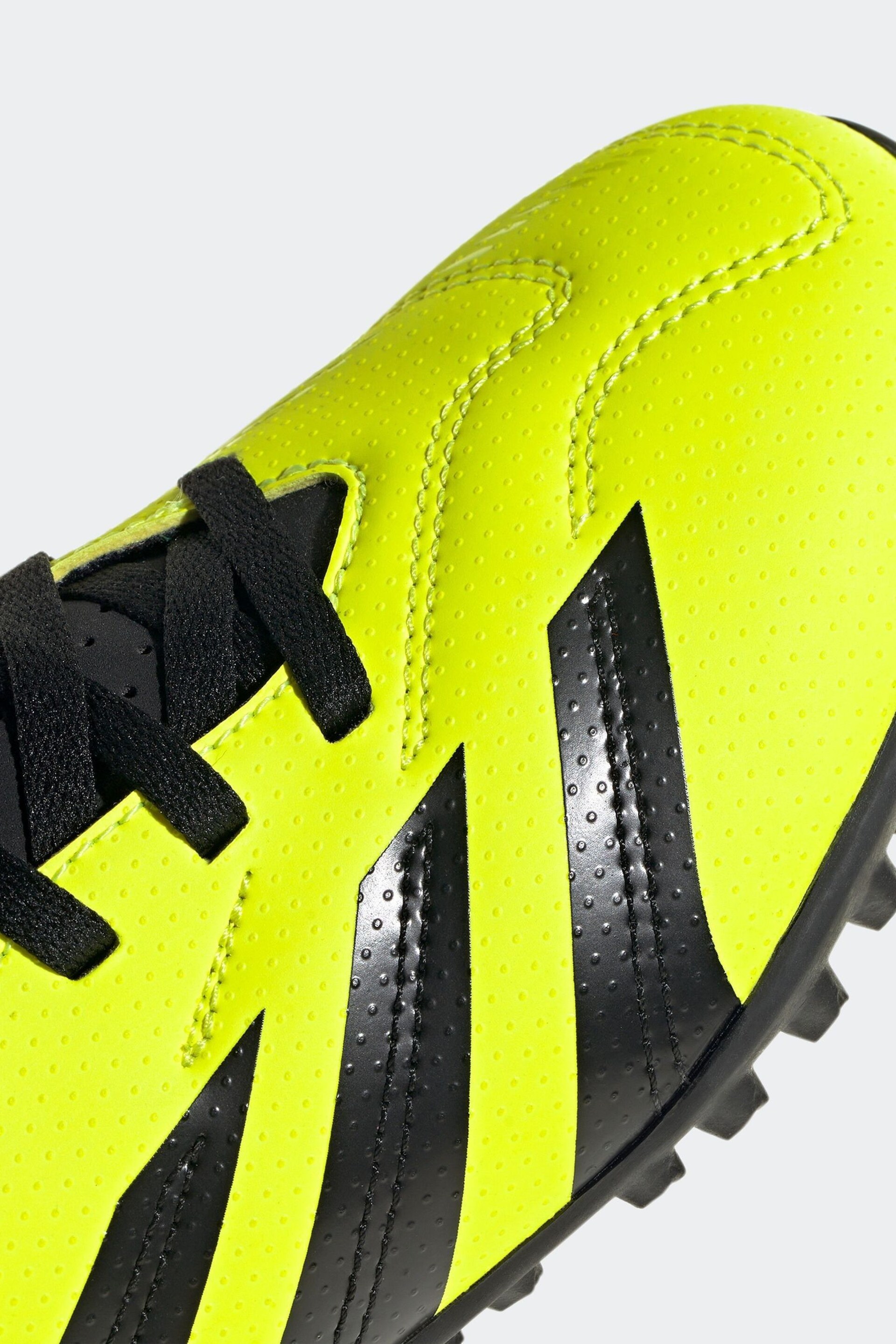 adidas Yellow Football Predator 24 Club Turf Kids Boots - Image 3 of 11