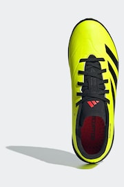 adidas Yellow Football Predator 24 League Turf Kids Boots - Image 15 of 20