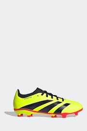 adidas Yellow Football Predator 24 League Firm Ground Kids Boots - Image 1 of 20