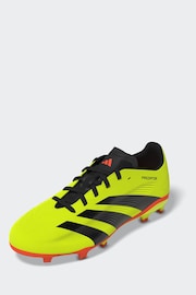 adidas Yellow Football Predator 24 League Firm Ground Kids Boots - Image 4 of 20