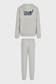 Emporio Armani EA7 Natural Visibility Back Logo Hooded Tracksuit - Image 2 of 4