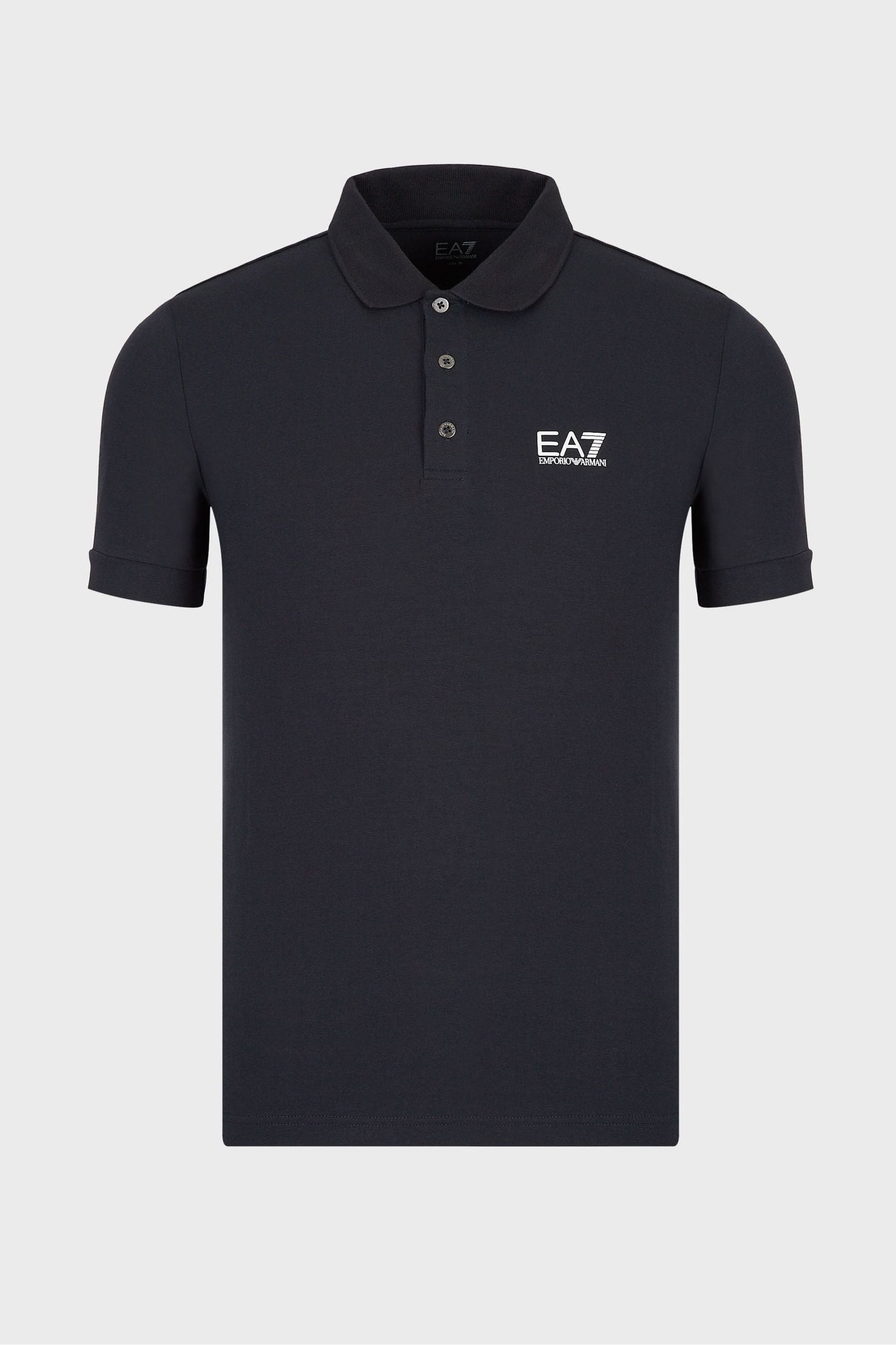 Emporio armani black polo shirt shop