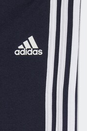 adidas Black Sportswear Tiberio 3-Stripes Colourblock Kids Tracksuit - Image 6 of 6