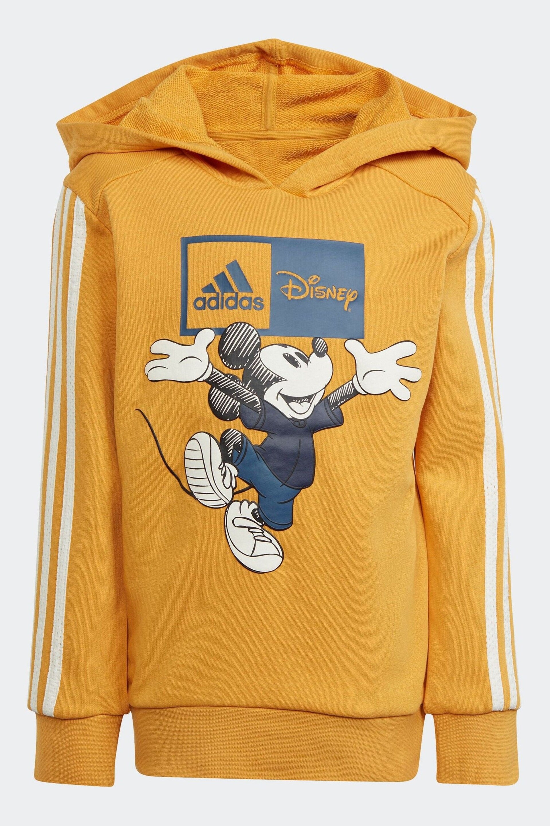 adidas Orange/Navy Sportswear X Disney Mickey Mouse Tracksuit - Image 3 of 6