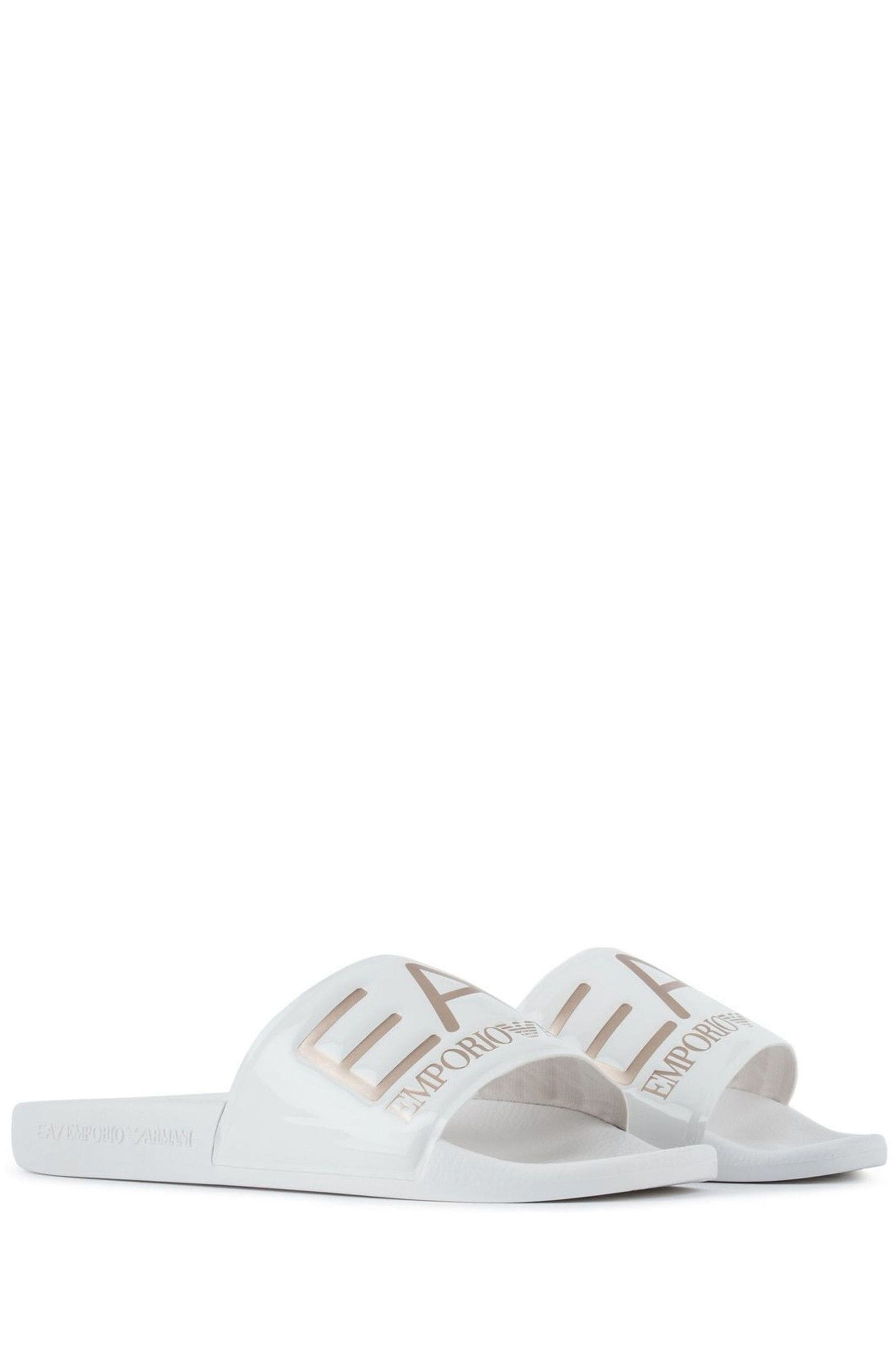 Womens armani sliders hot sale