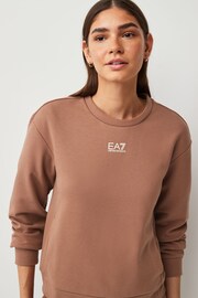 Emporio Armani EA7 Womens Series Logo Sweatshirt - Image 3 of 5