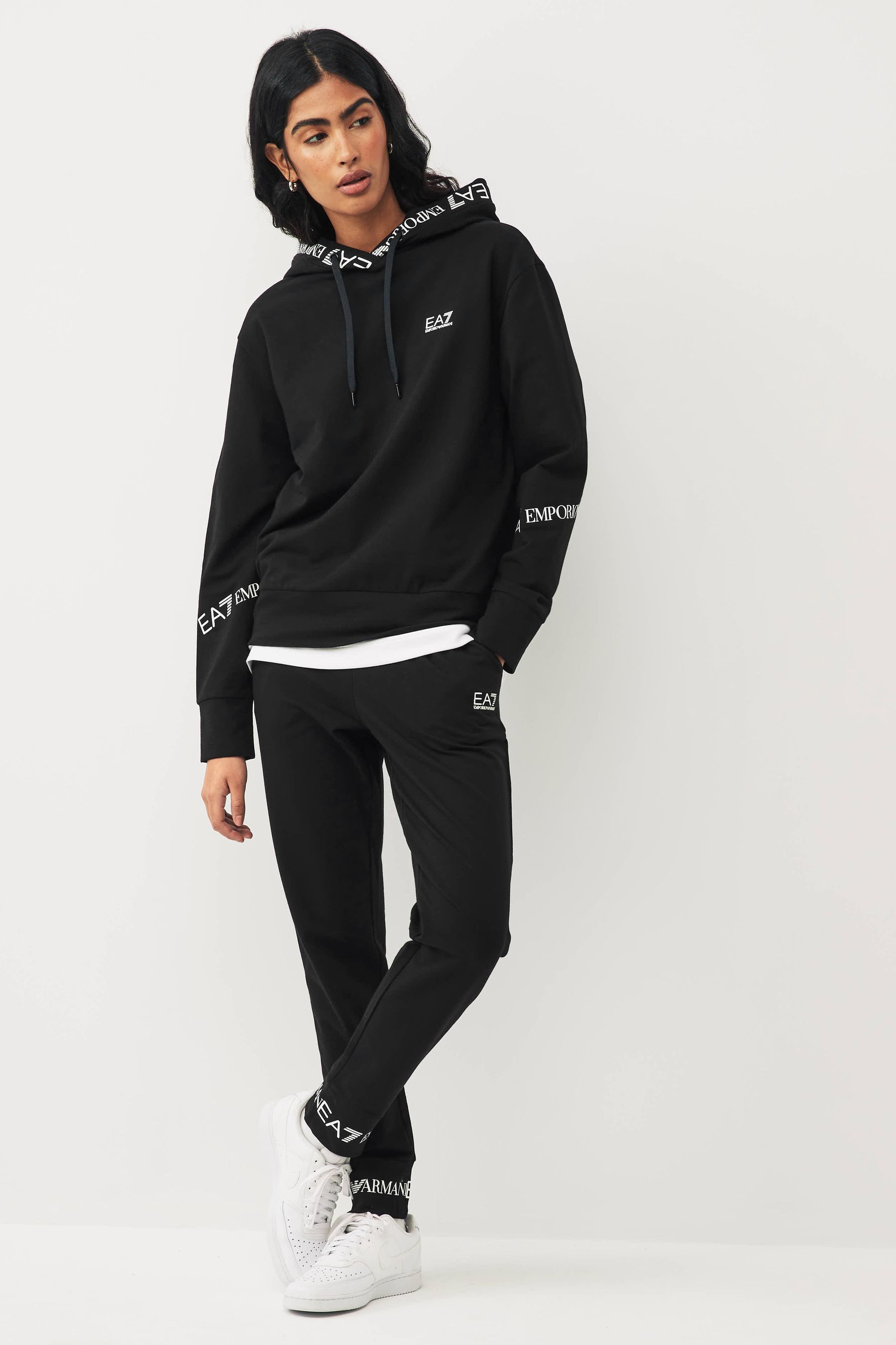 Emporio armani ea7 overhead hooded tracksuit sales