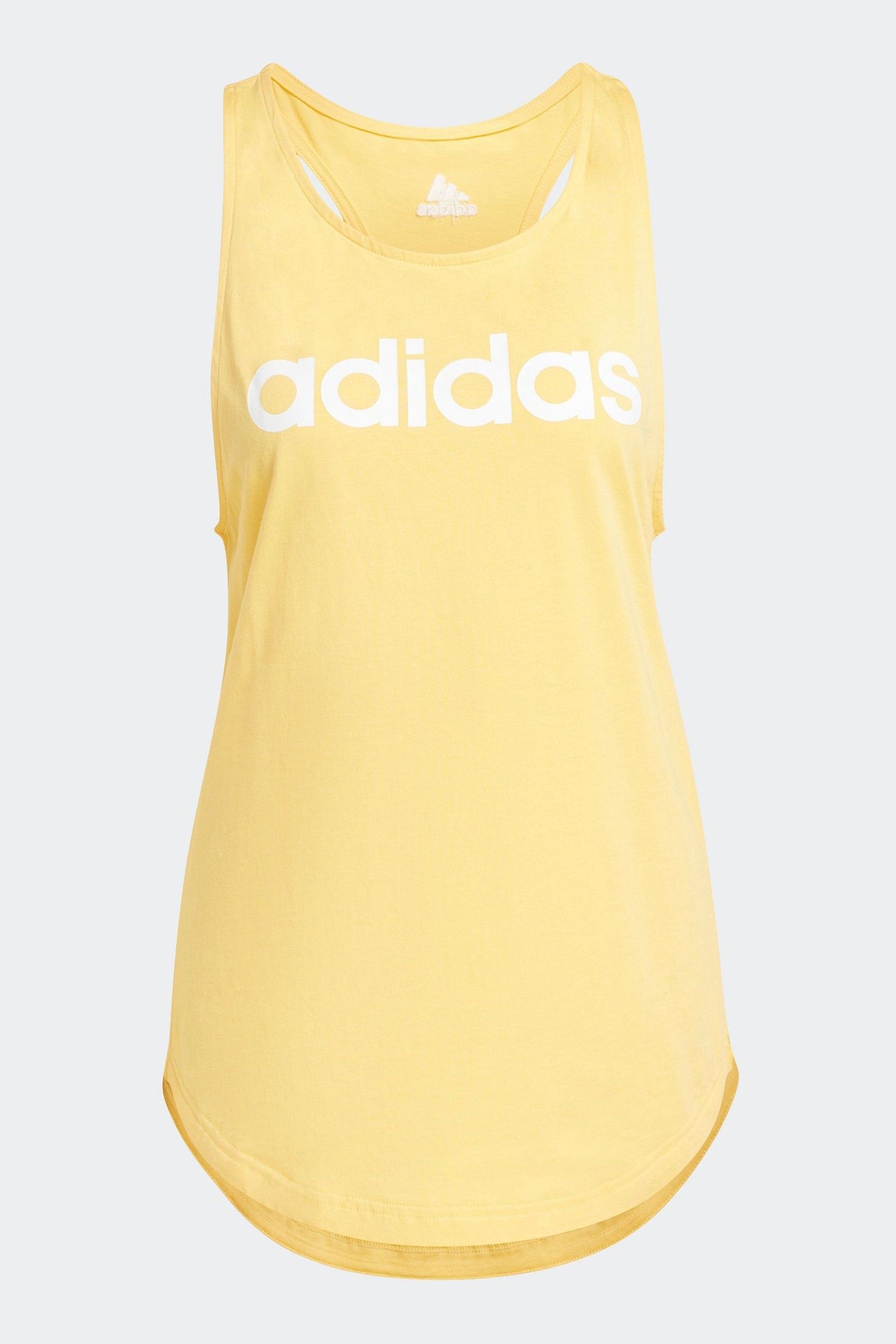 Buy adidas Yellow Sportswear Essentials Loose Logo 100 Cotton Tank Top from Next Lithuania