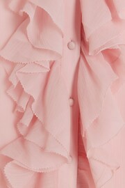 River Island Pink Plus Ruffle Blouse - Image 4 of 4