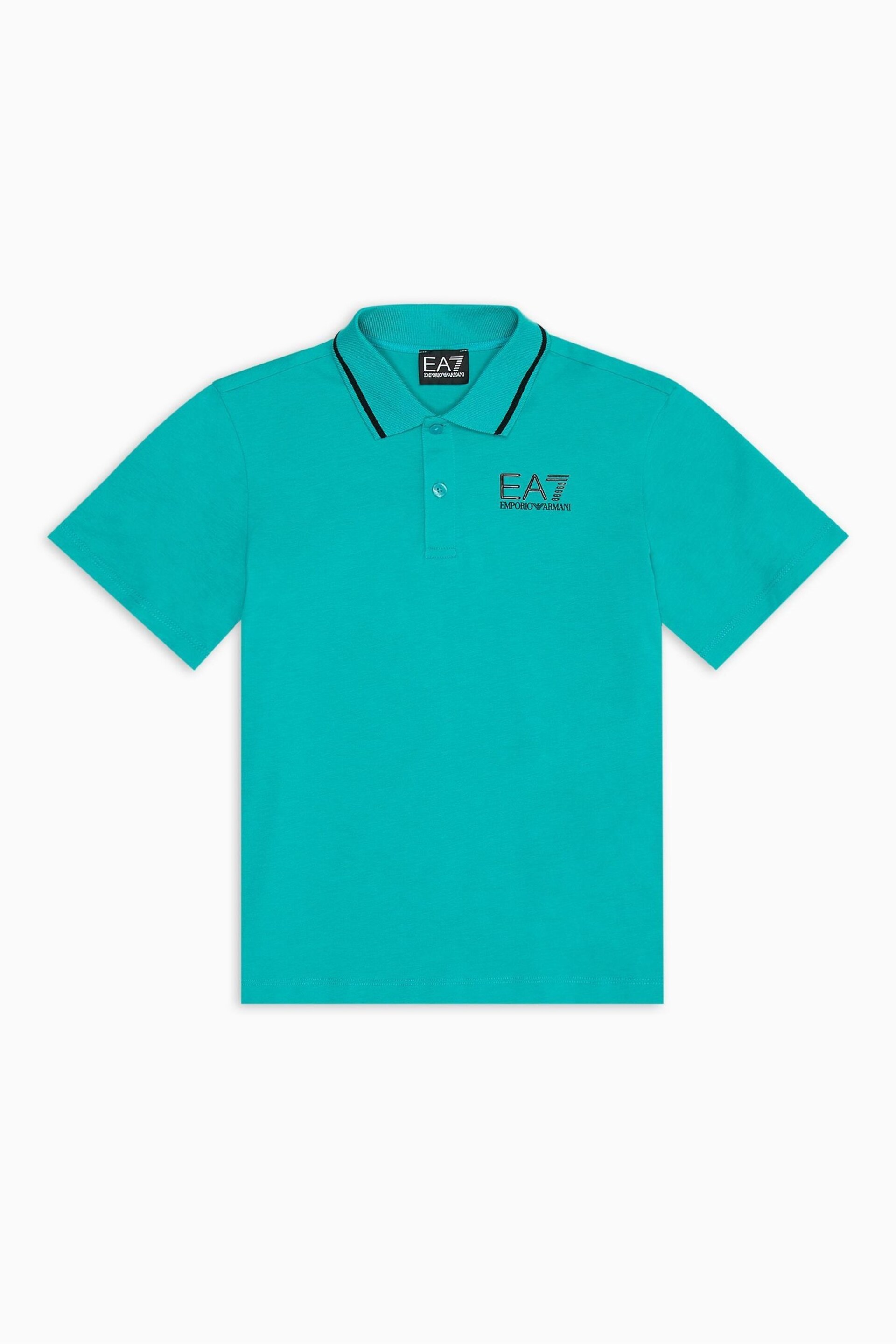 Emporio Armani EA7 Boys Core ID Polo Shirt - Image 1 of 3