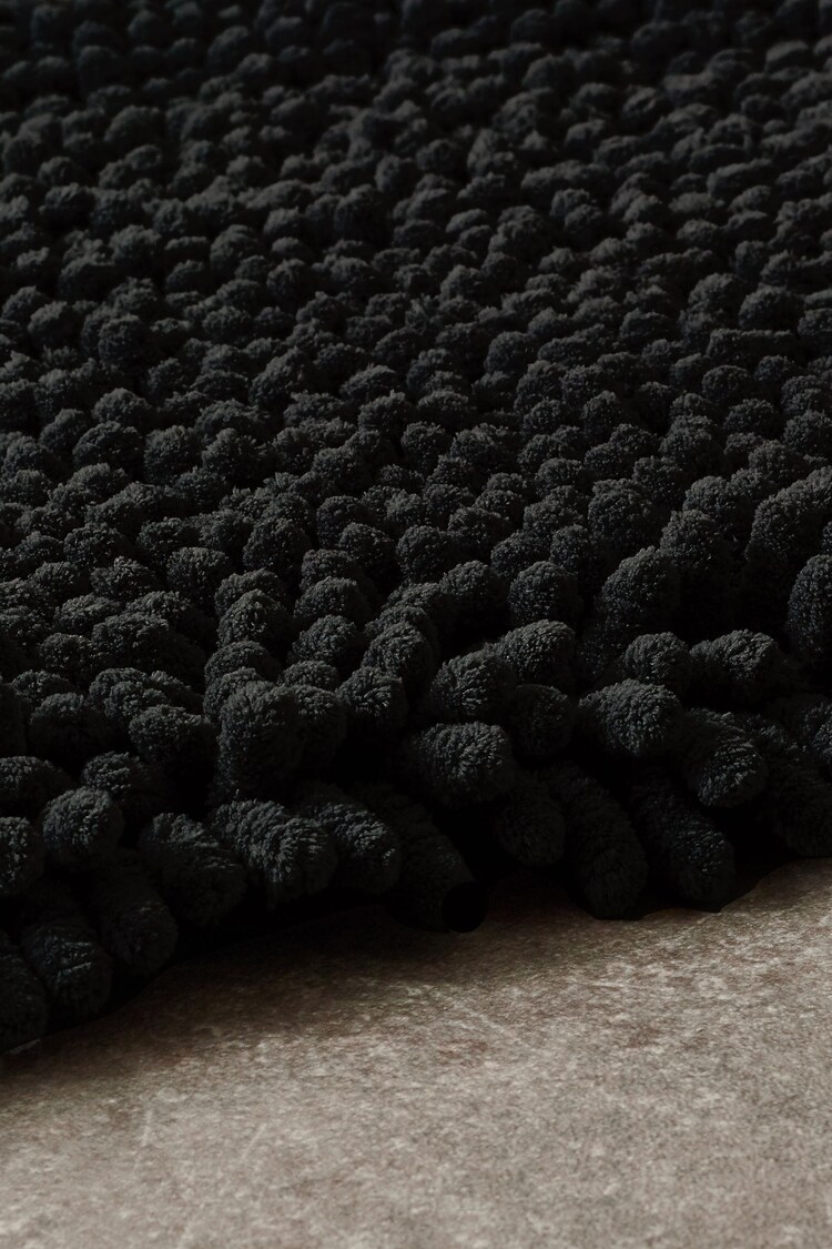 Buy Black Super Plush Bath Bobble Mat from the Next UK online shop