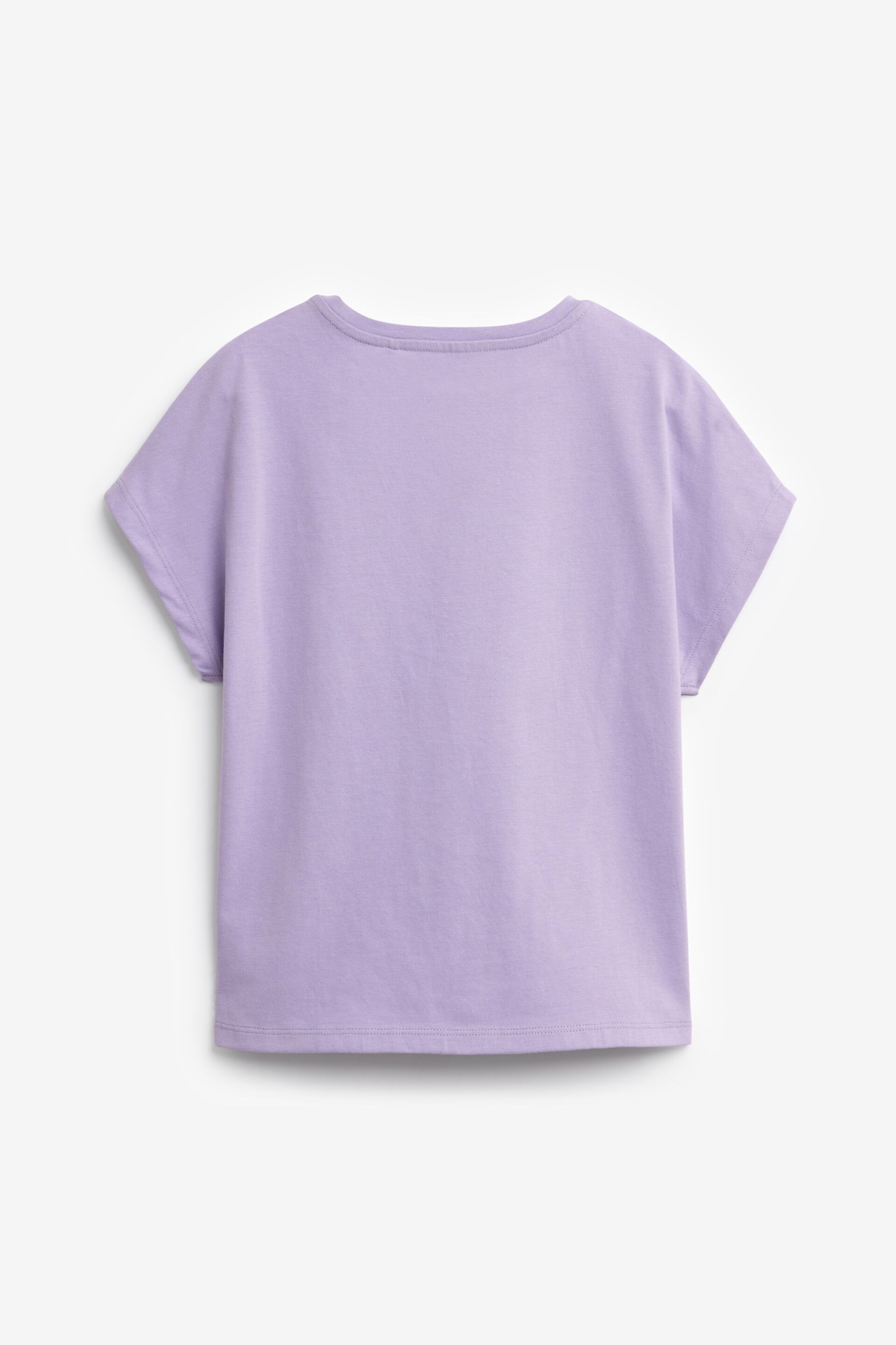 Pink/Purple/Blue 4 Pack Slogan T-Shirts (3-16yrs) - Image 6 of 7