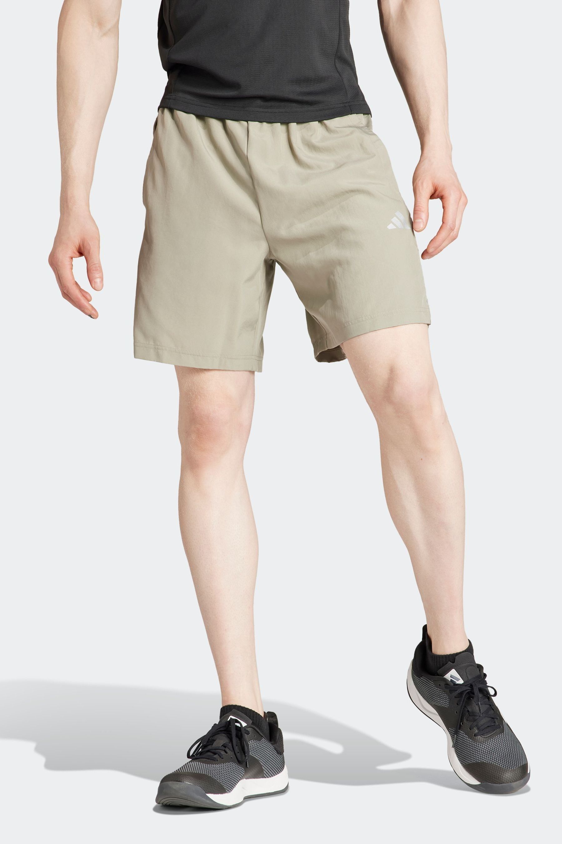 Cream adidas shorts sales