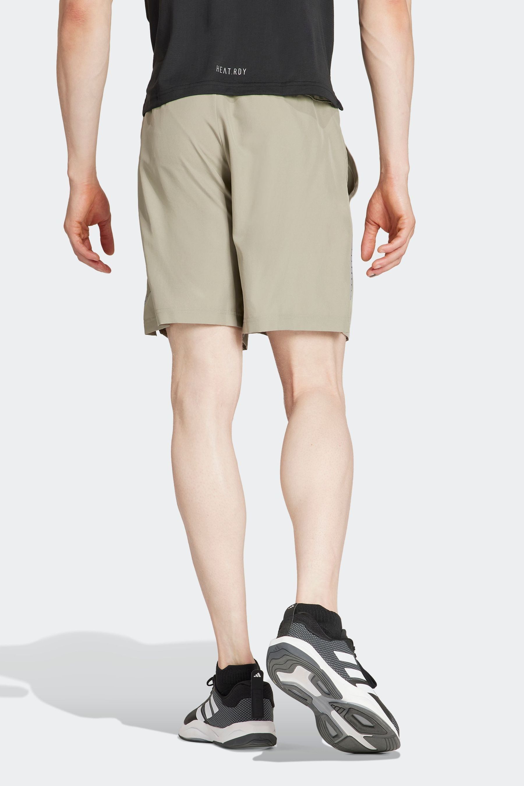 Cream adidas shorts best sale