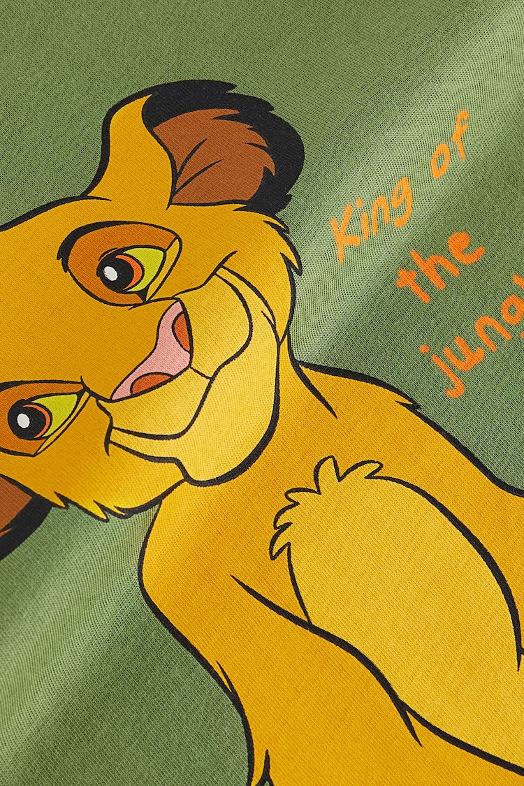 Green Simba Lion King Short Sleeve T-Shirt (6mths-8yrs) - Image 6 of 6